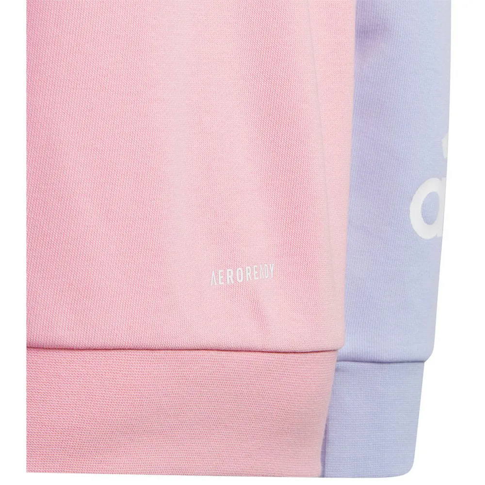 adidas Lk Bos Kn Kapuzenpullover, Violet tone / light pink, 12-24MON adidas Lk Bos Kn Kapuzenpullover, Violet tone / light pink, 12-24MON