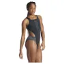 adidas Ll 3 Stripes Badeanzug female, Black
