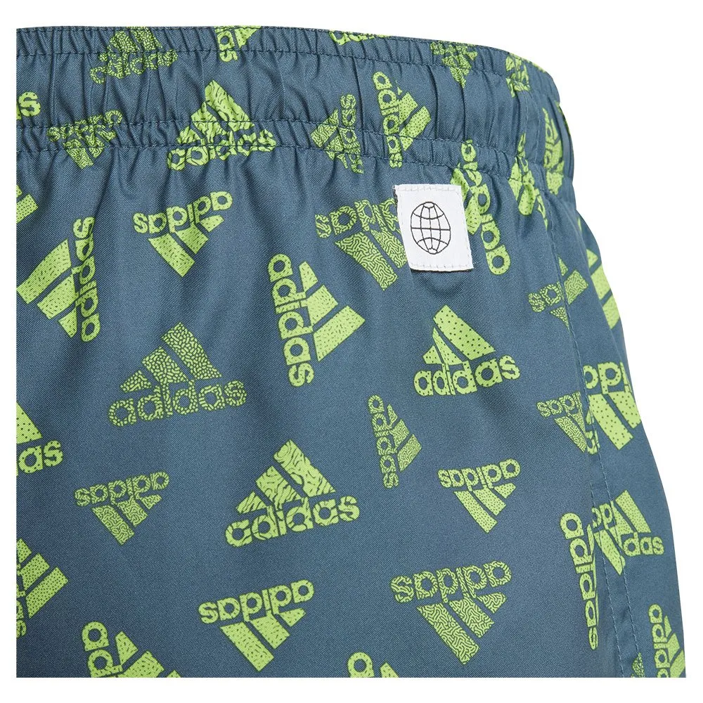 adidas Logo Print Clx Badeshorts male, Arcngt / luclim, 7-8Y
