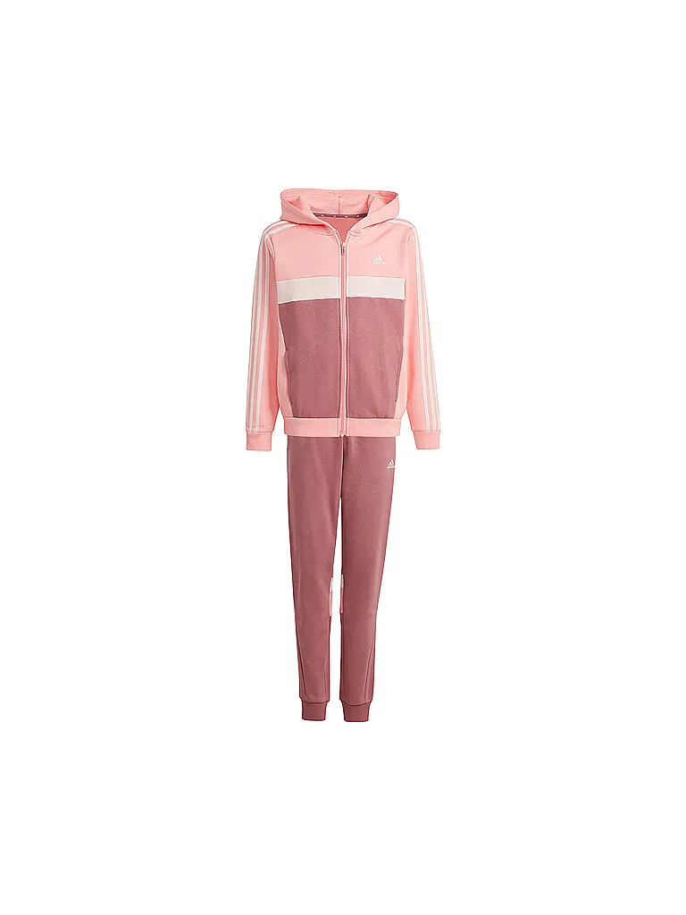 adidas Mädchen Trainingsanzug 3S rosa adidas Mädchen Trainingsanzug 3S rosa
