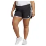 adidas Marathon 20 Plus Size Kurze Hose female, Black / white
