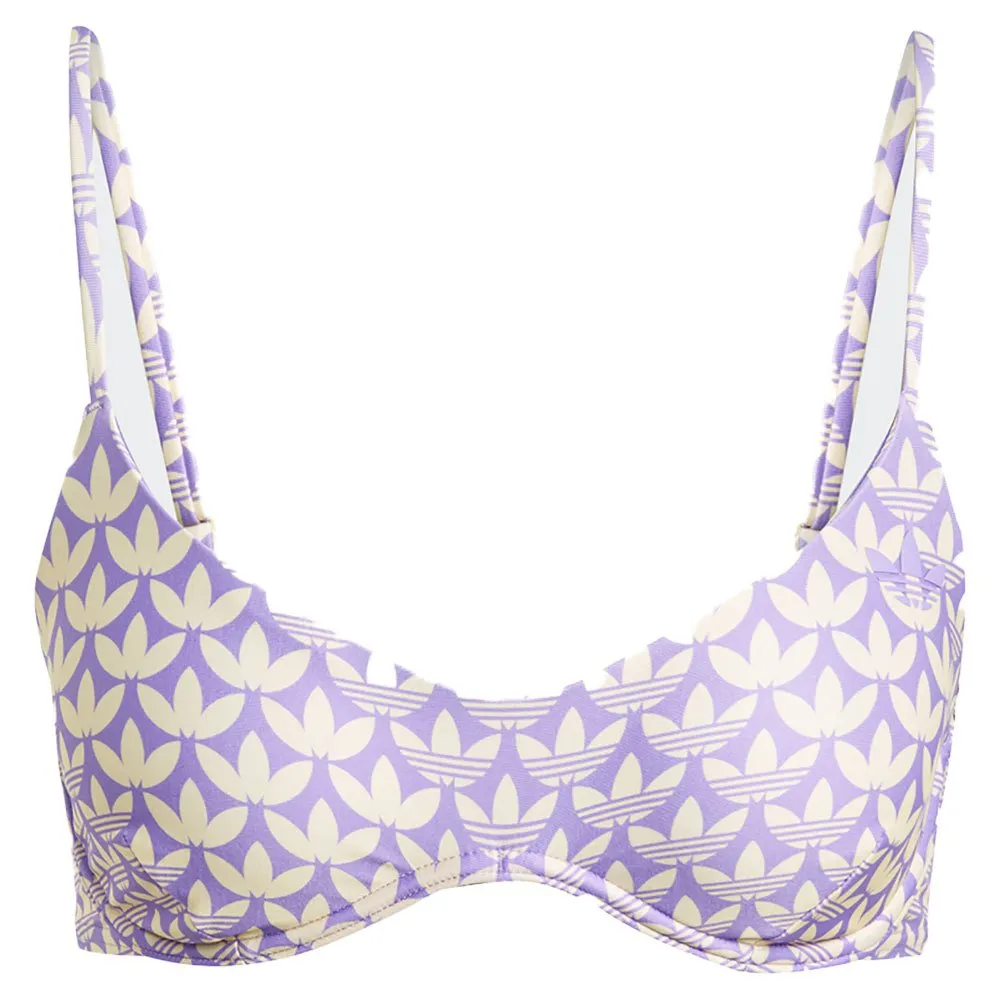 adidas Monogrm Bikinioberteil, Almost yellow / violet fusion, S adidas Monogrm Bikinioberteil, Almost yellow / violet fusion, S
