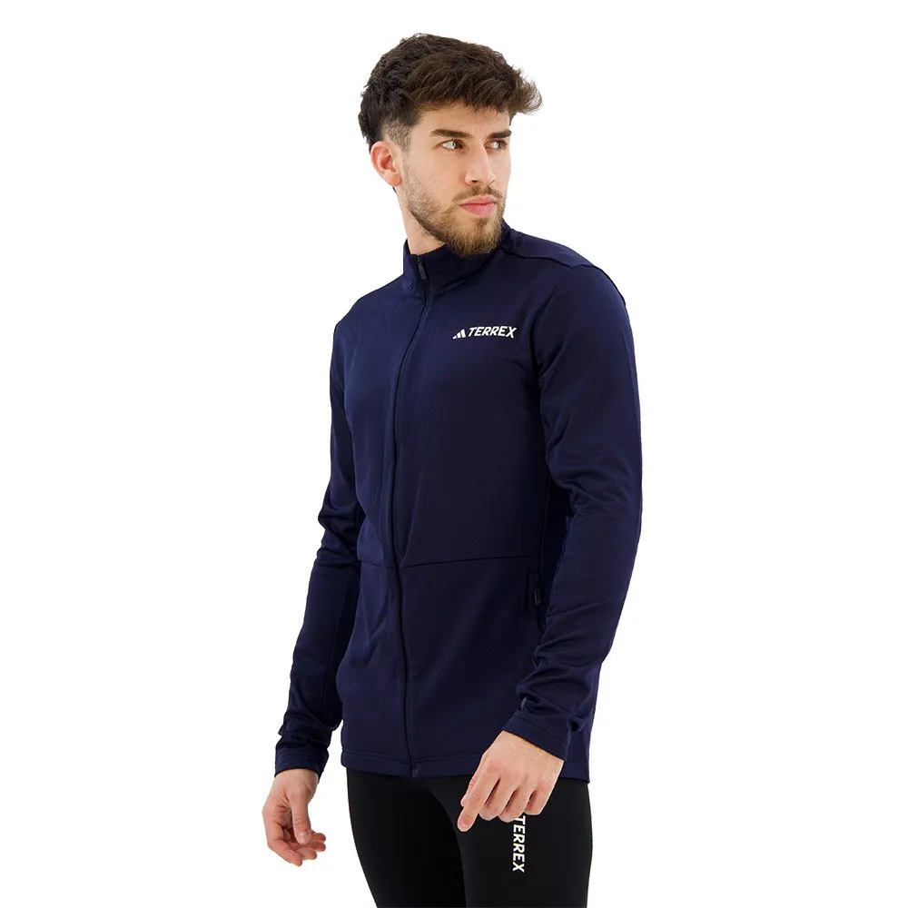 adidas Mt Fleece Reißverschlusspullover, Legend ink adidas Mt Fleece Reißverschlusspullover, Legend ink