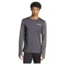 adidas Multi Synthetic Langarm-baselayer, Carbon / grey six