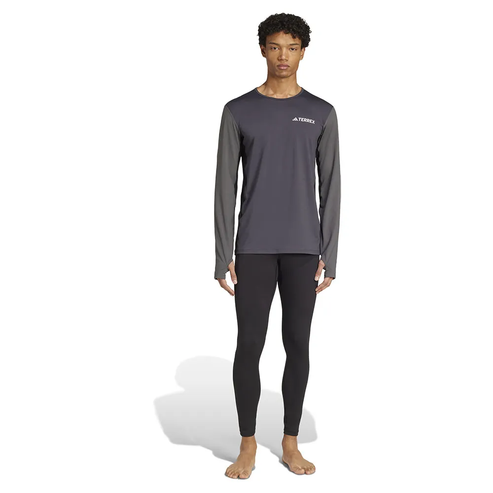 adidas Multi Synthetic Langarm-baselayer, Carbon / grey six adidas Multi Synthetic Langarm-baselayer, Carbon / grey six