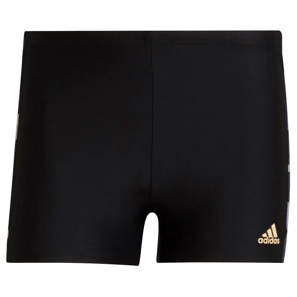 adidas Nature Badehose Boxer, Black / victory blue adidas Nature Badehose Boxer, Black / victory blue