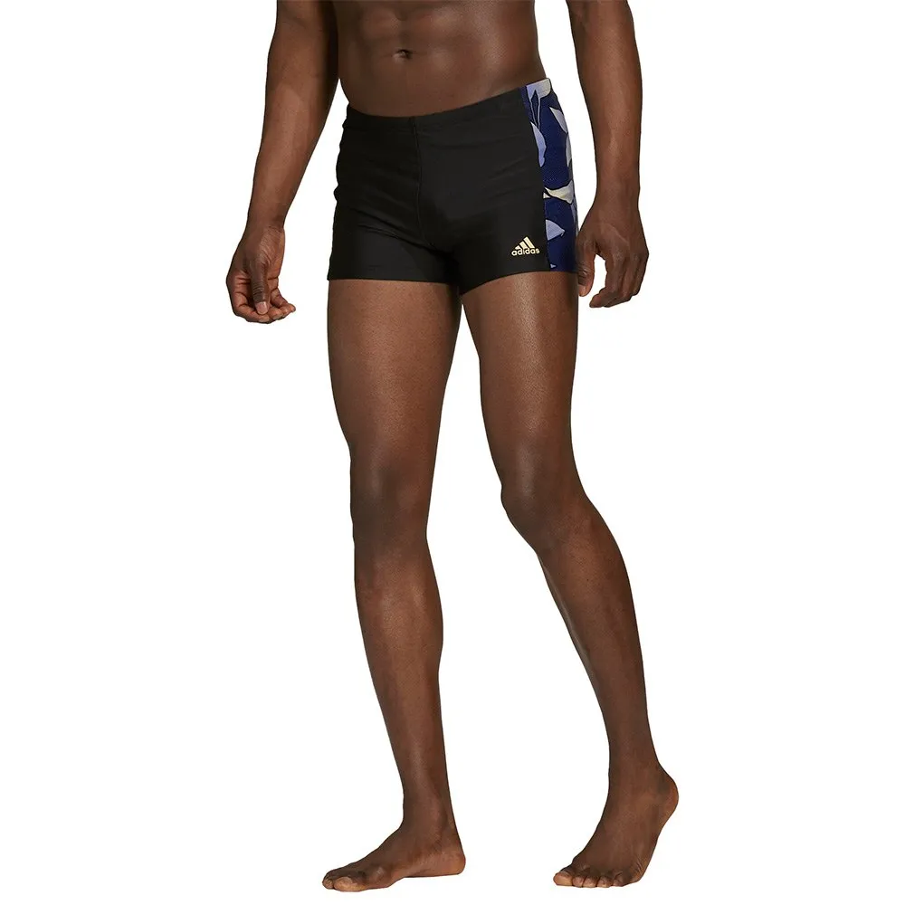 adidas Nature Badehose Boxer, Black / victory blue adidas Nature Badehose Boxer, Black / victory blue
