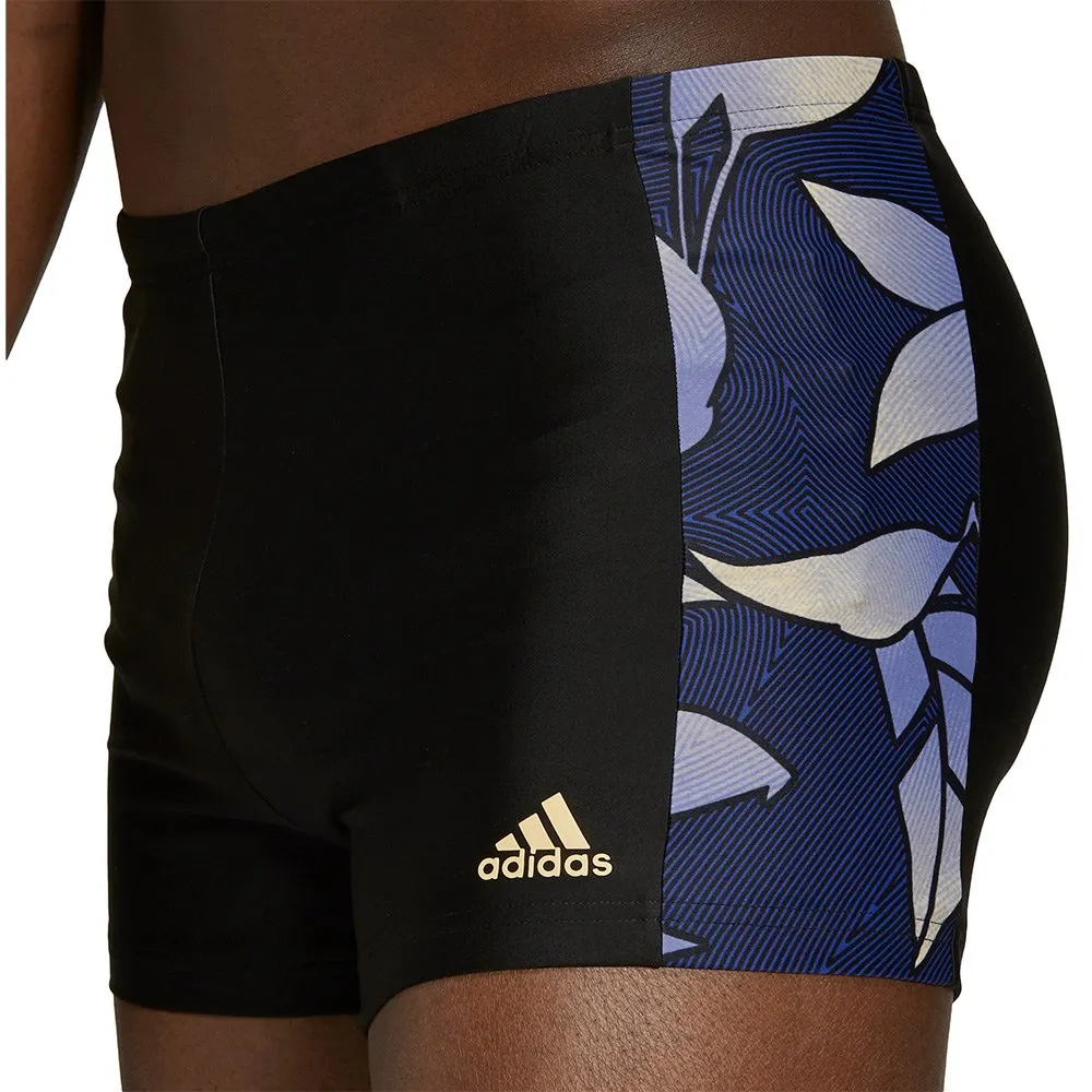 adidas Nature Badehose Boxer, Black / victory blue adidas Nature Badehose Boxer, Black / victory blue