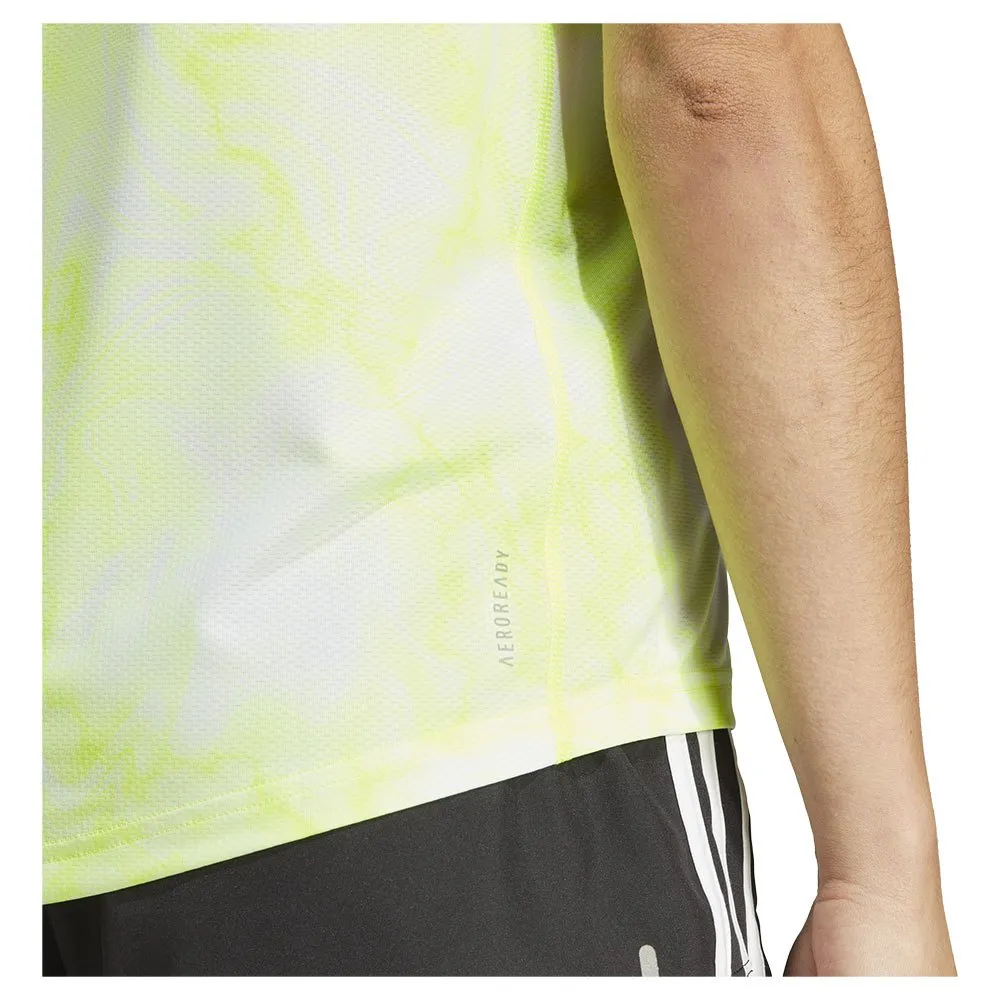 adidas Otr Aop Kurzarm-t-shirt female, White / luclem