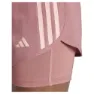adidas Own The Run 3 Stripes 2in1 Kurze Hose female, Preloved crimson