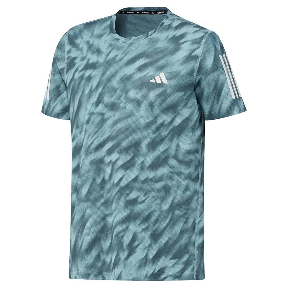 adidas Own The Run Allover Print Kurzarm-t-shirt male