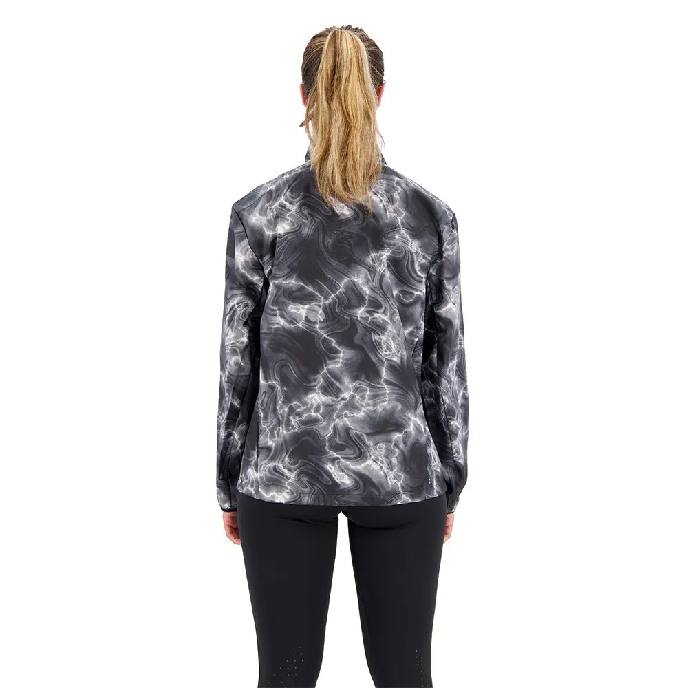 adidas Own The Run Allover Print Windbreaker Jacke female adidas Own The Run Allover Print Windbreaker Jacke female
