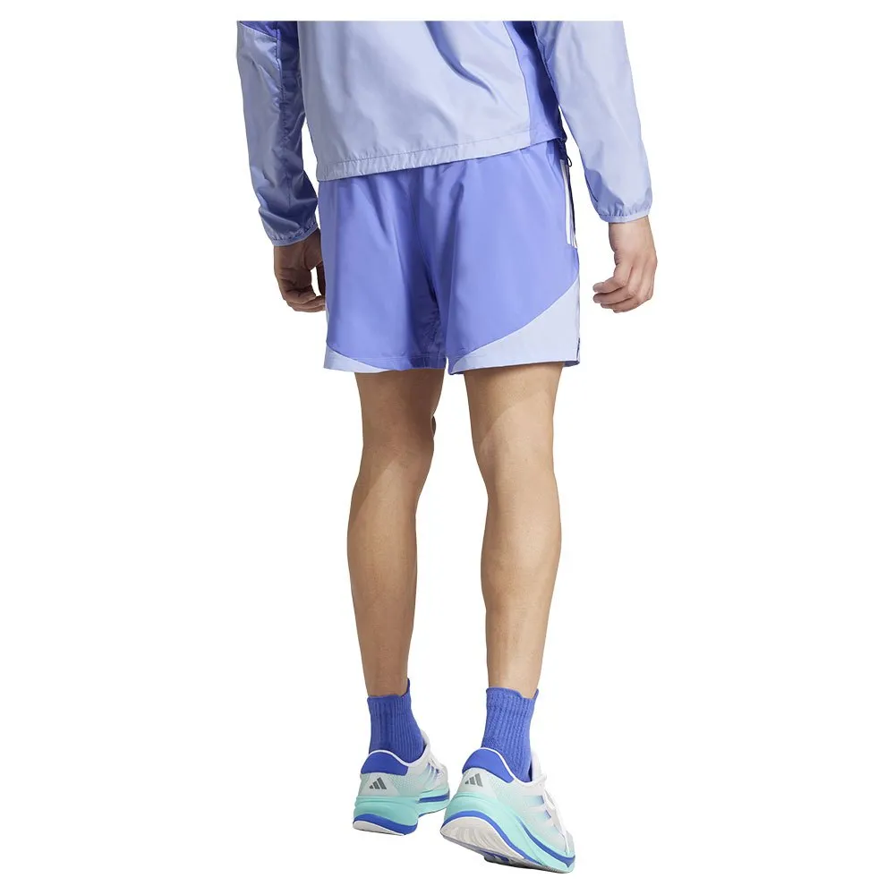 adidas Own The Run Base Aeroready 5´´ Kurze Hose male, Semi cobalt blue / blue spark adidas Own The Run Base Aeroready 5´´ Kurze Hose male, Semi cobalt blue / blue spark
