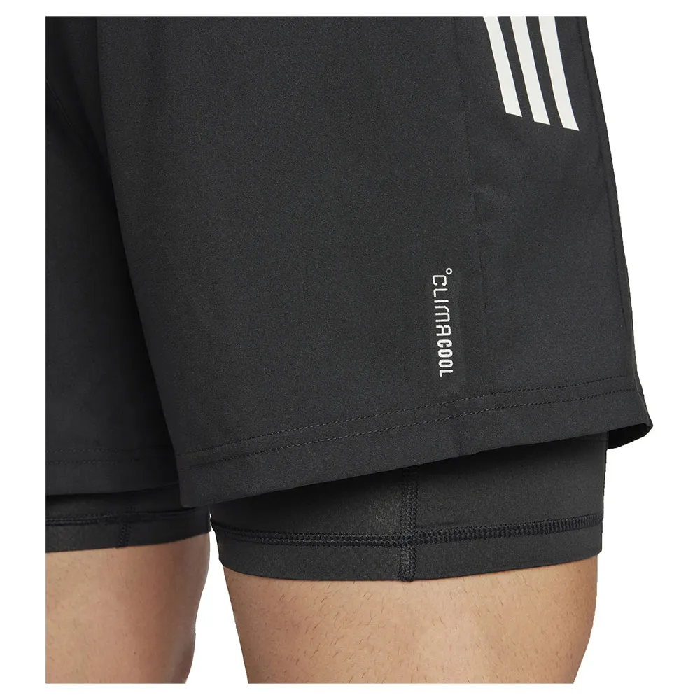 adidas Own The Run Climacool 2in1 Kurze Hose female adidas Own The Run Climacool 2in1 Kurze Hose female