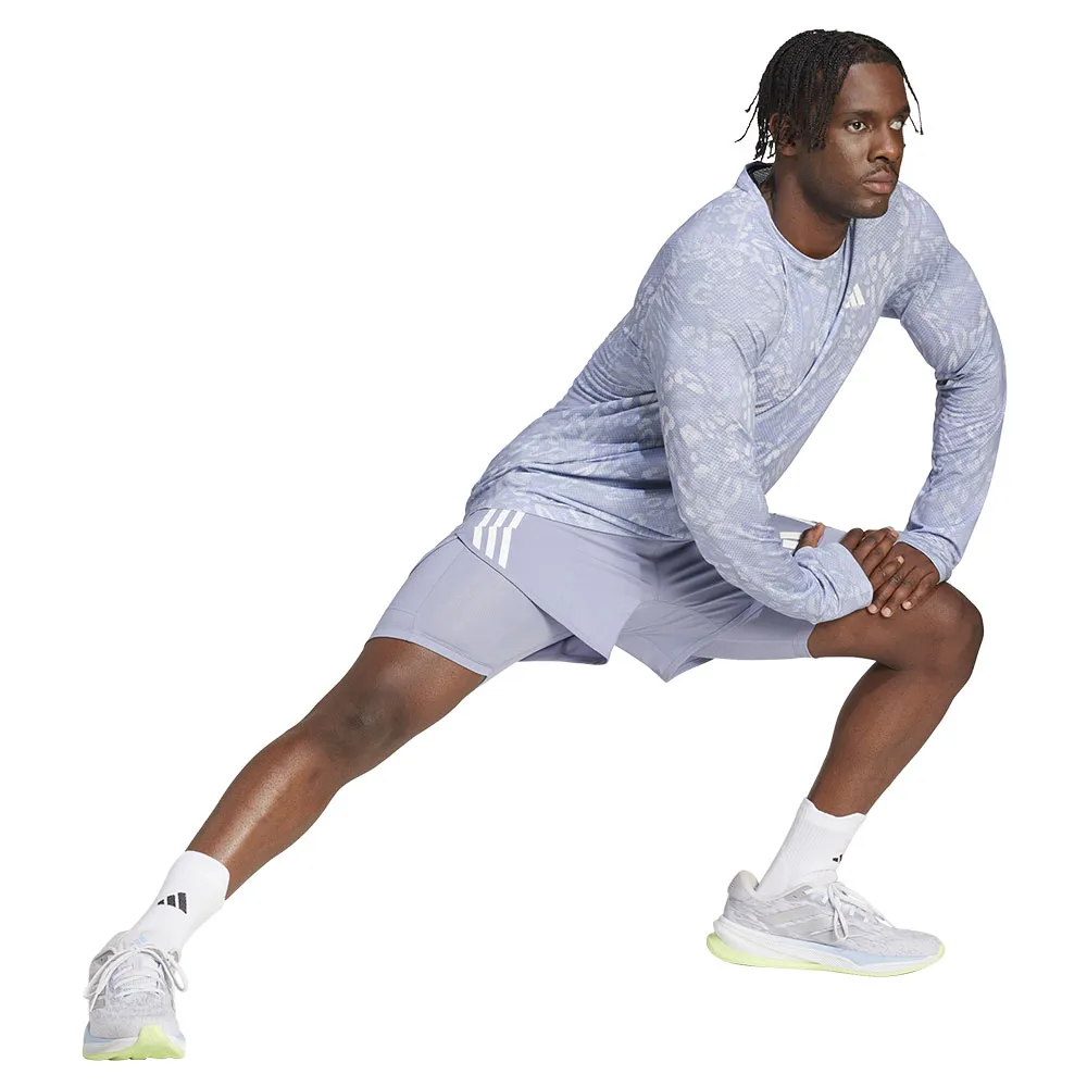 adidas Own The Run Climacool 3 Stripes Langarm-t-shirt male adidas Own The Run Climacool 3 Stripes Langarm-t-shirt male