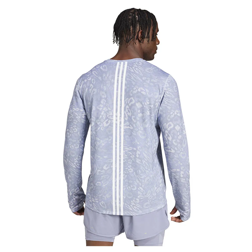 adidas Own The Run Climacool 3 Stripes Langarm-t-shirt male adidas Own The Run Climacool 3 Stripes Langarm-t-shirt male