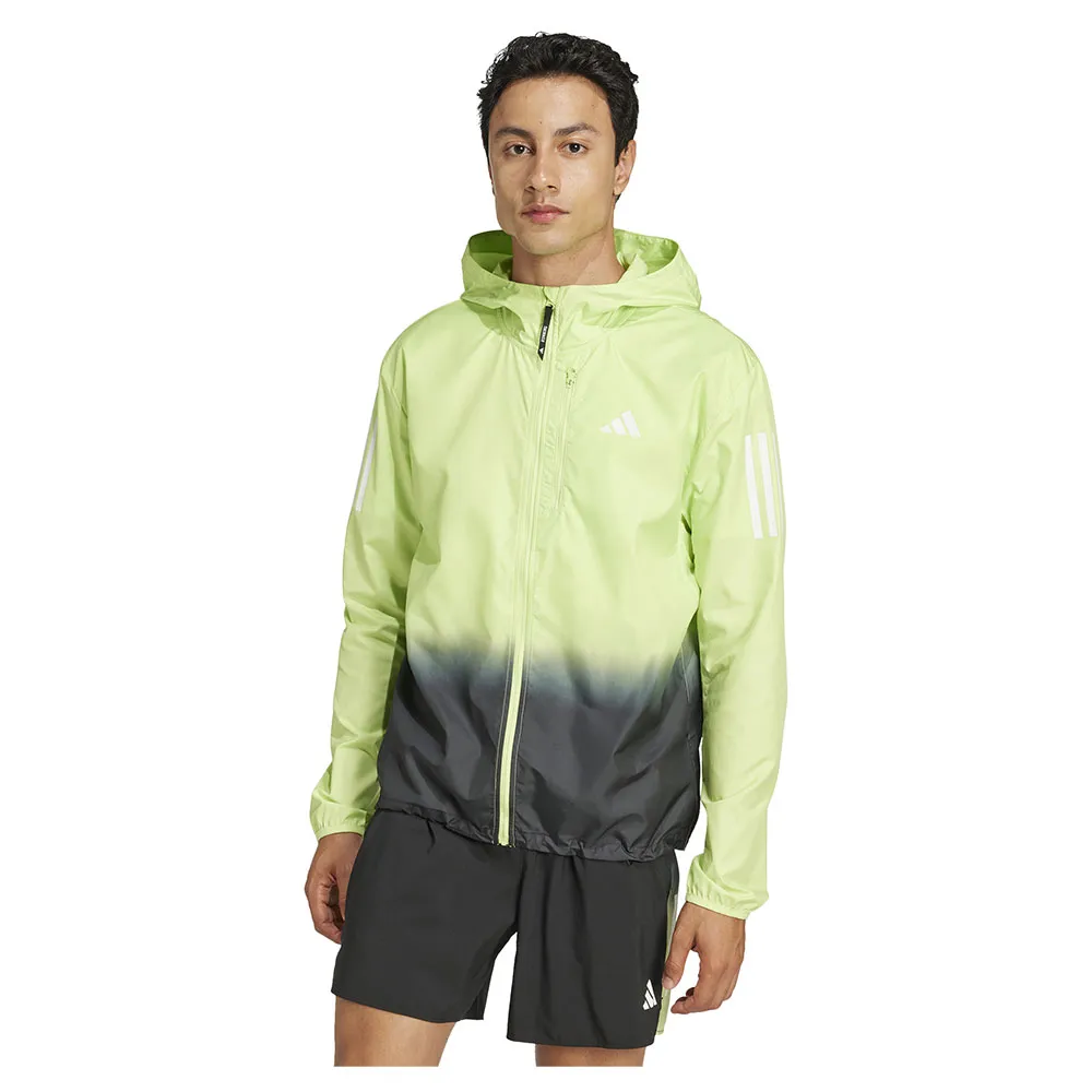 adidas Own The Run Colorblock Jacke male, Pulse lime