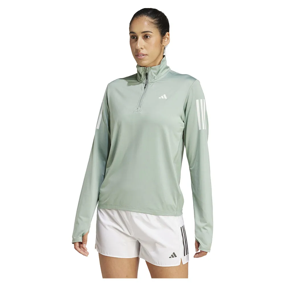 adidas Own The Run Halbreißverschluss-sweatshirt female