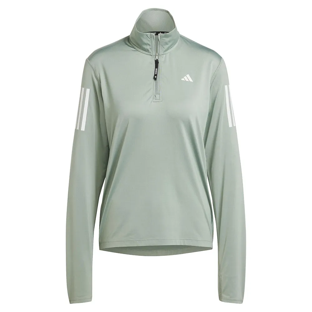 adidas Own The Run Halbreißverschluss-sweatshirt female