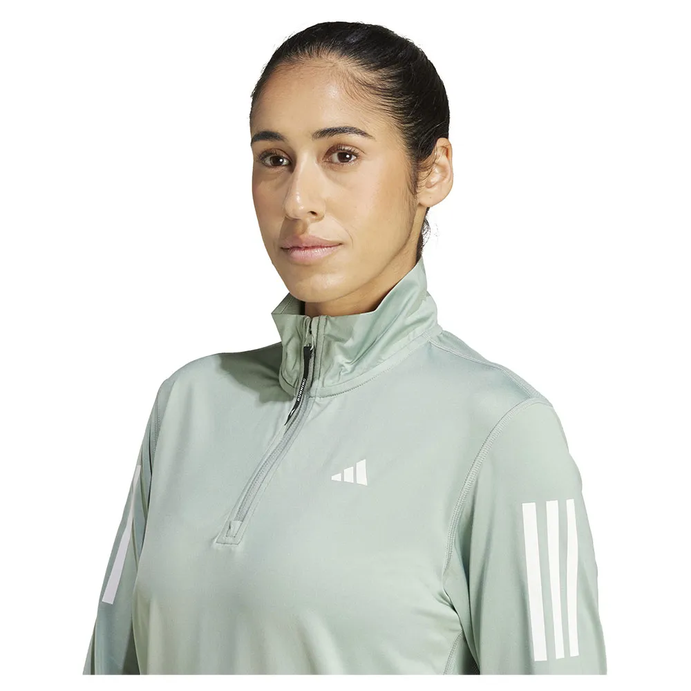 adidas Own The Run Halbreißverschluss-sweatshirt female