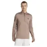 adidas Own The Run Halbreißverschluss-sweatshirt male, Trace brown, Regular