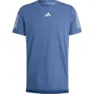 adidas Own The Run Heather Kurzarm-t-shirt male, Dark blue melange