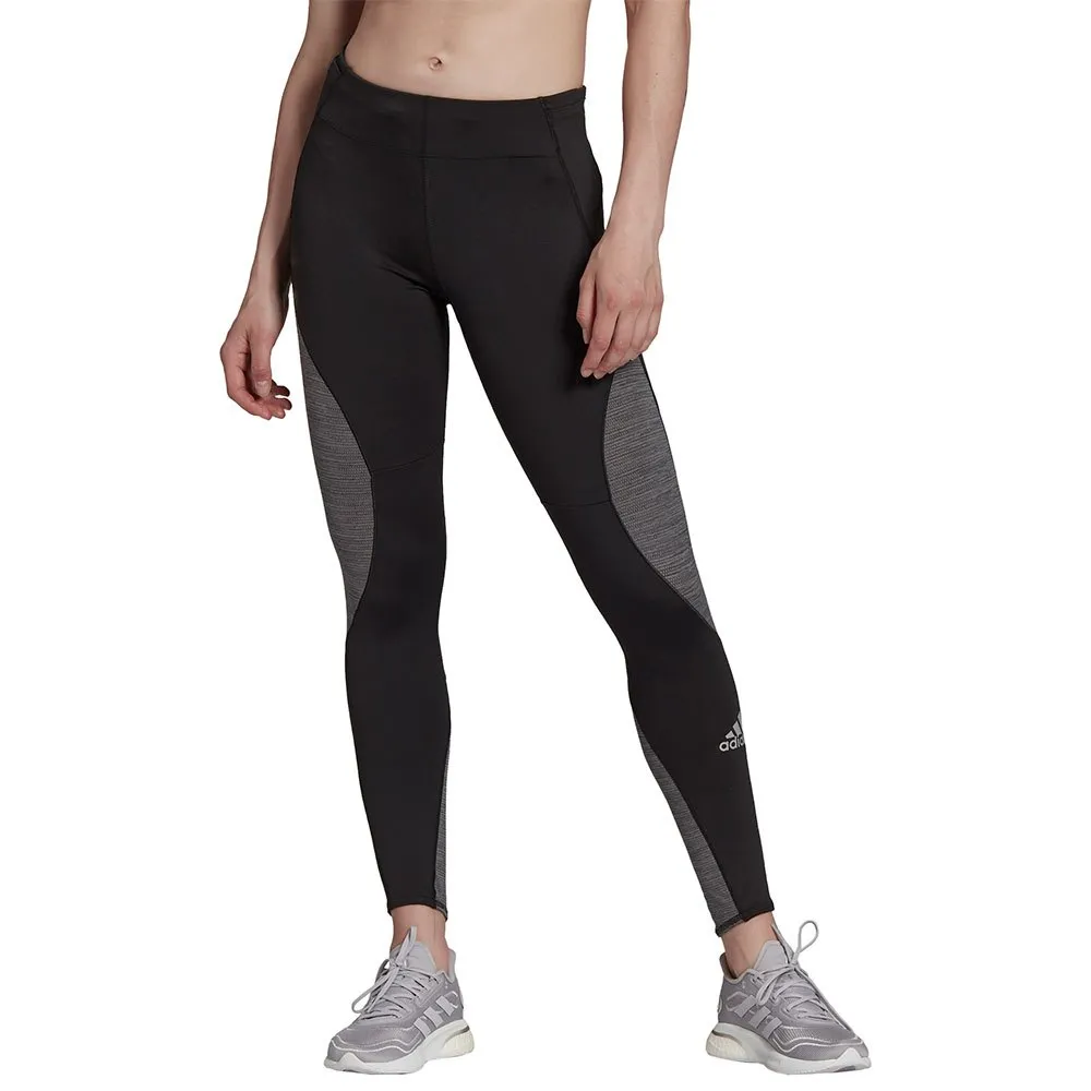 adidas P.blue Fast Leggings female, Black / grey five