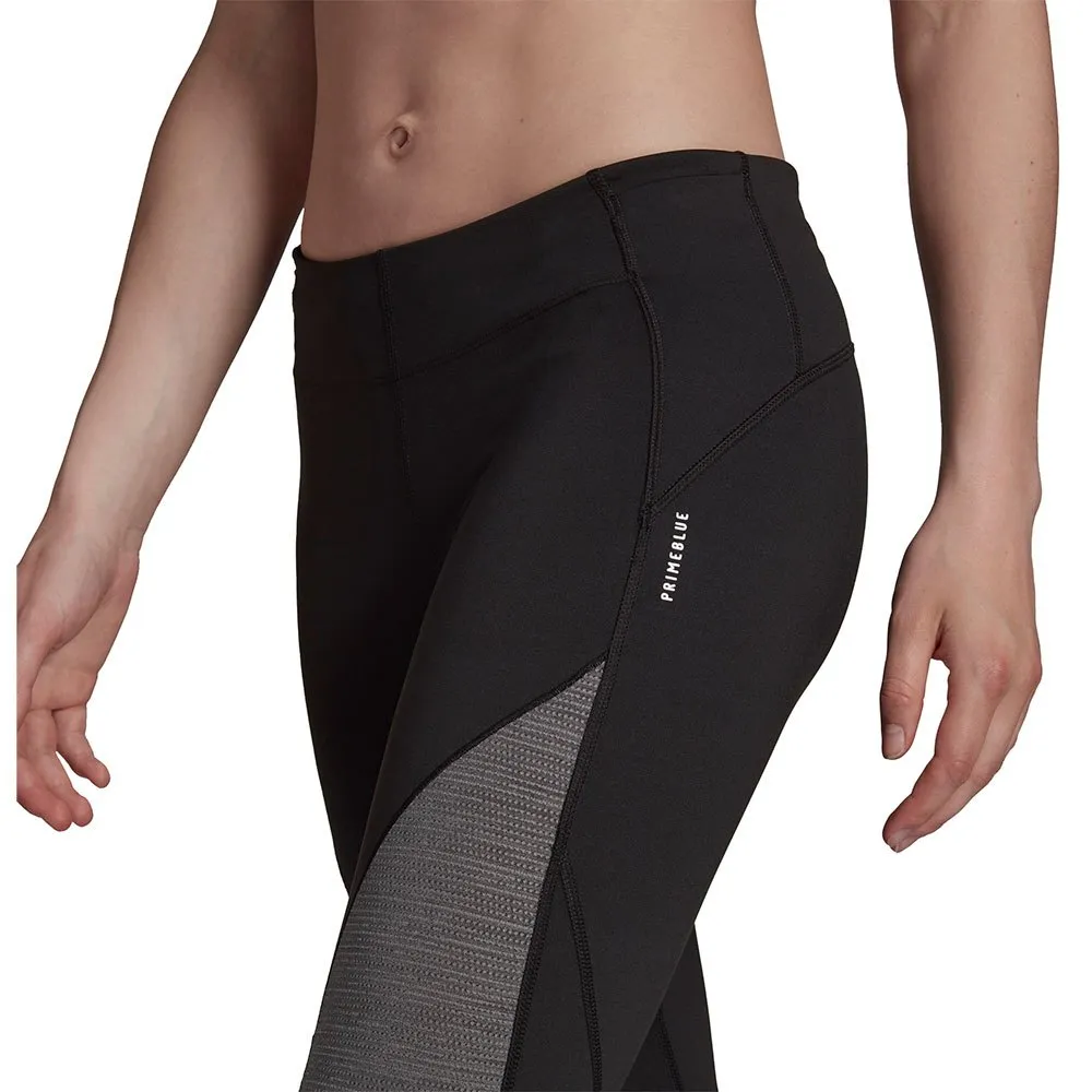 adidas P.blue Fast Leggings female, Black / grey five