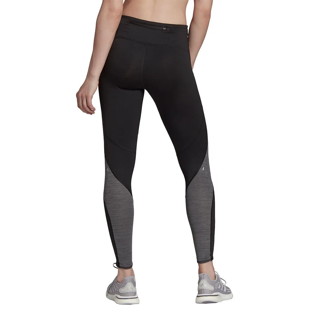 adidas P.blue Fast Leggings female, Black / grey five