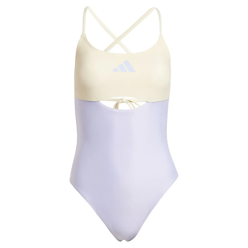 adidas Padded Colorblock X Back Badeanzug, Violet tone / warm vanilla adidas Padded Colorblock X Back Badeanzug, Violet tone / warm vanilla