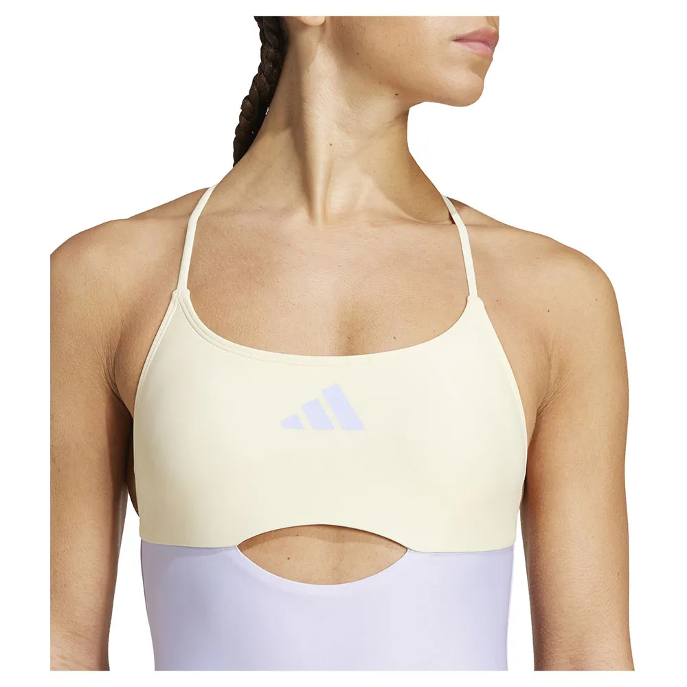 adidas Padded Colorblock X Back Badeanzug, Violet tone / warm vanilla adidas Padded Colorblock X Back Badeanzug, Violet tone / warm vanilla