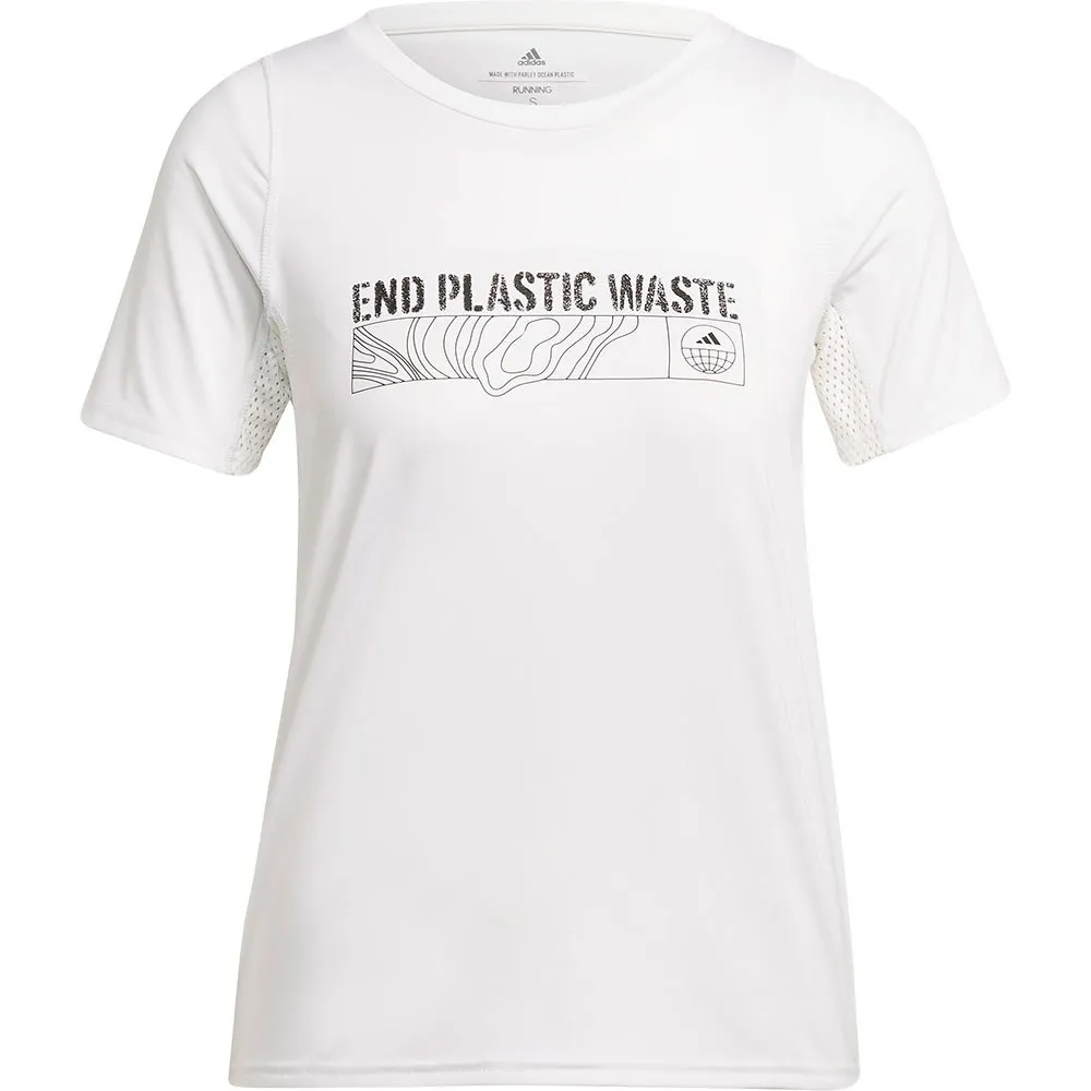 adidas Parley Run Fast Kurzarm-t-shirt female, White