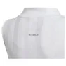 adidas Q3 Match ärmelloses T-shirt, White / scarlet, 7-8Y
