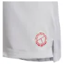 adidas Q3 Match ärmelloses T-shirt, White / scarlet, 7-8Y