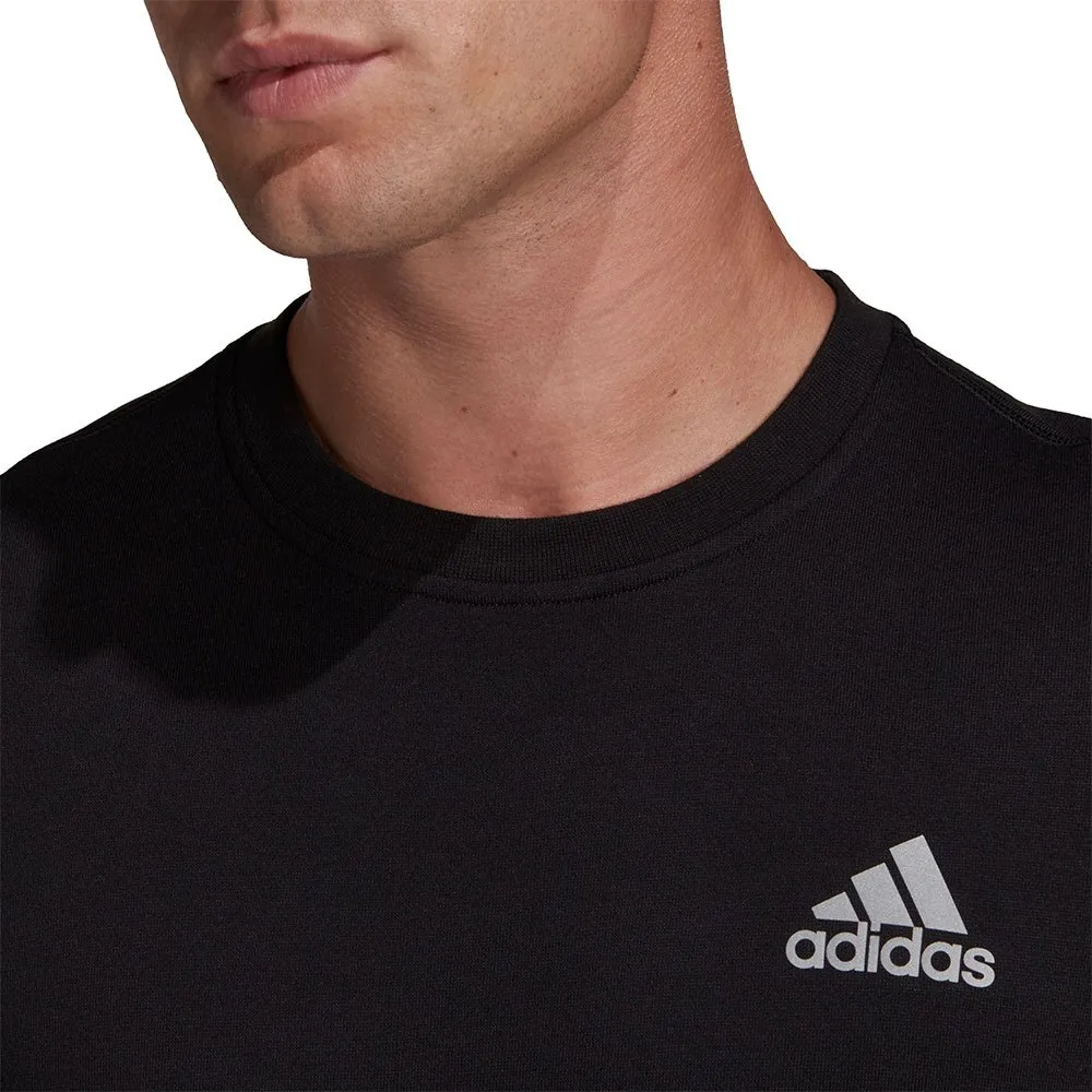 adidas Reflective Sweatshirt male, Black / reflective silver adidas Reflective Sweatshirt male, Black / reflective silver