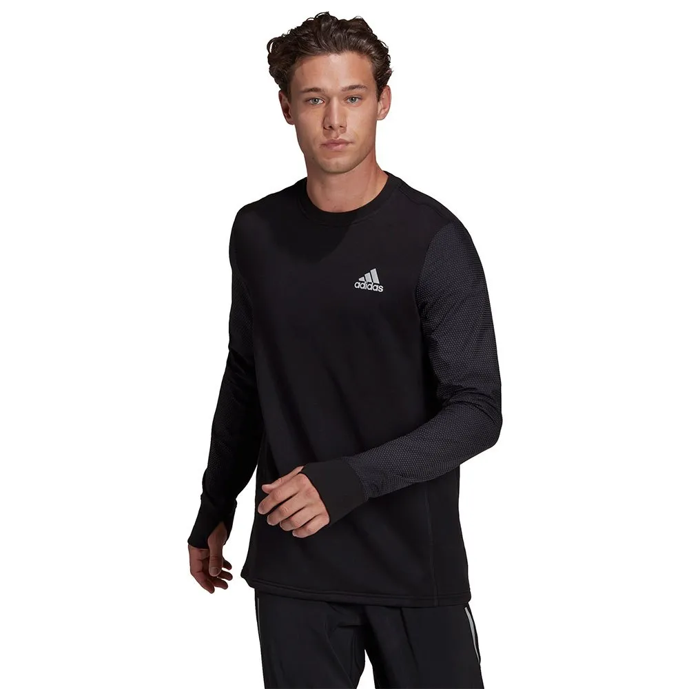 adidas Reflective Sweatshirt male, Black / reflective silver adidas Reflective Sweatshirt male, Black / reflective silver