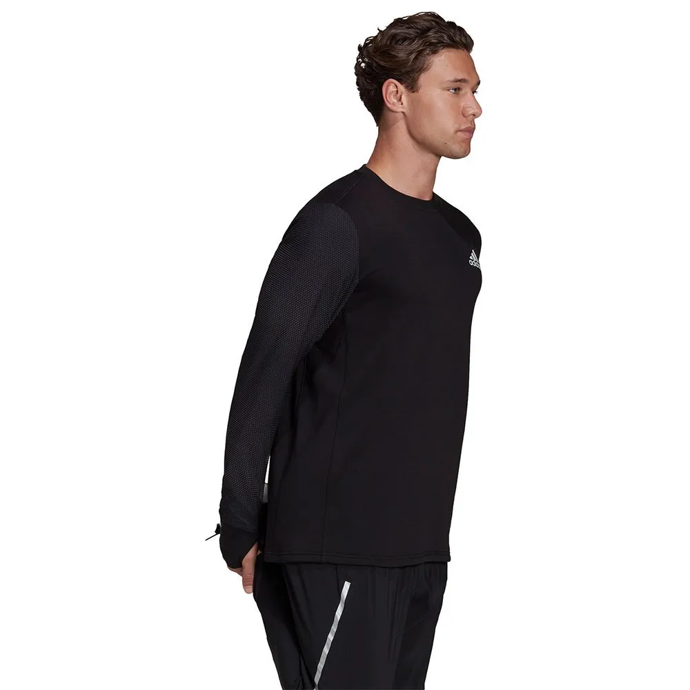 adidas Reflective Sweatshirt male, Black / reflective silver adidas Reflective Sweatshirt male, Black / reflective silver