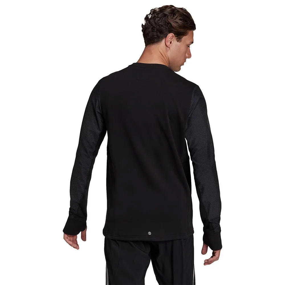 adidas Reflective Sweatshirt male, Black / reflective silver adidas Reflective Sweatshirt male, Black / reflective silver