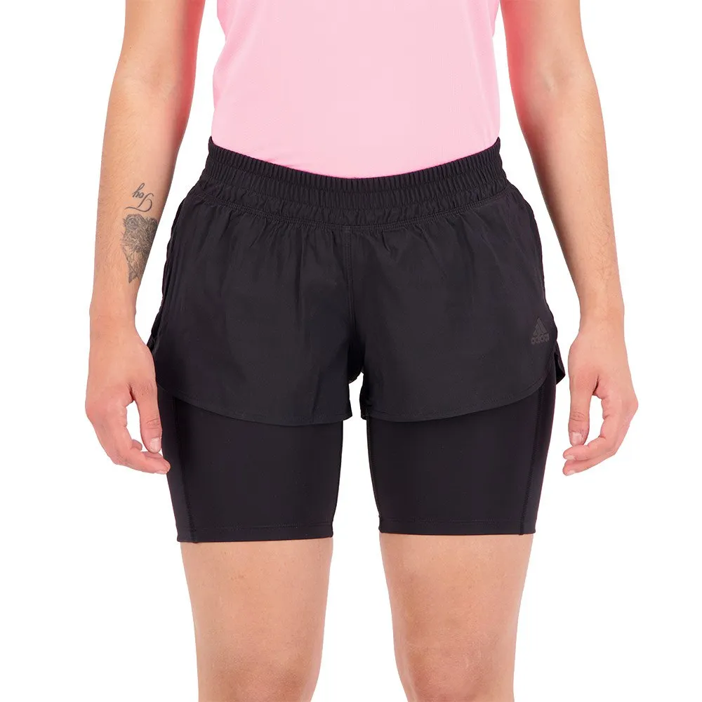 adidas Ri 3b 2 In 1 Kurze Hose female, Black / black adidas Ri 3b 2 In 1 Kurze Hose female, Black / black