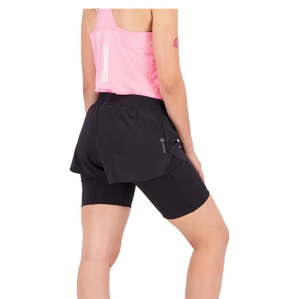 adidas Ri 3b 2 In 1 Kurze Hose female, Black / black adidas Ri 3b 2 In 1 Kurze Hose female, Black / black