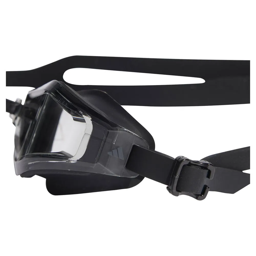 adidas Ripstream Starter Schwimmbrille unisex, Black / silver met, One Size