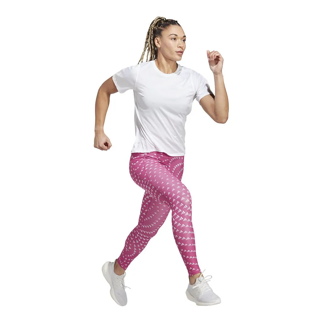 adidas Run Ess 7/8 Leggings female, Silver dawn / semi lucid fuchsia adidas Run Ess 7/8 Leggings female, Silver dawn / semi lucid fuchsia