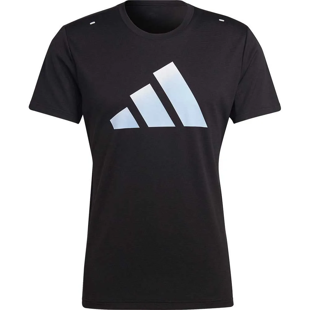 adidas Run Icons 3 Bar Kurzarm-t-shirt male, Black adidas Run Icons 3 Bar Kurzarm-t-shirt male, Black
