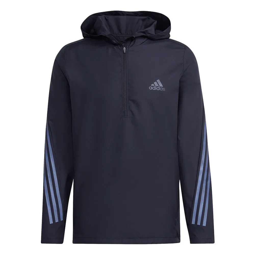 adidas Run Icons 3 Stripes Jacke male, Black