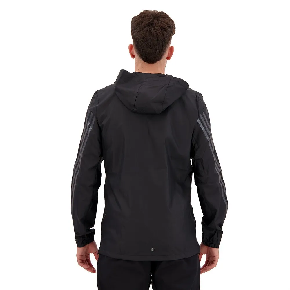 adidas Run Icons 3 Stripes Jacke male, Black
