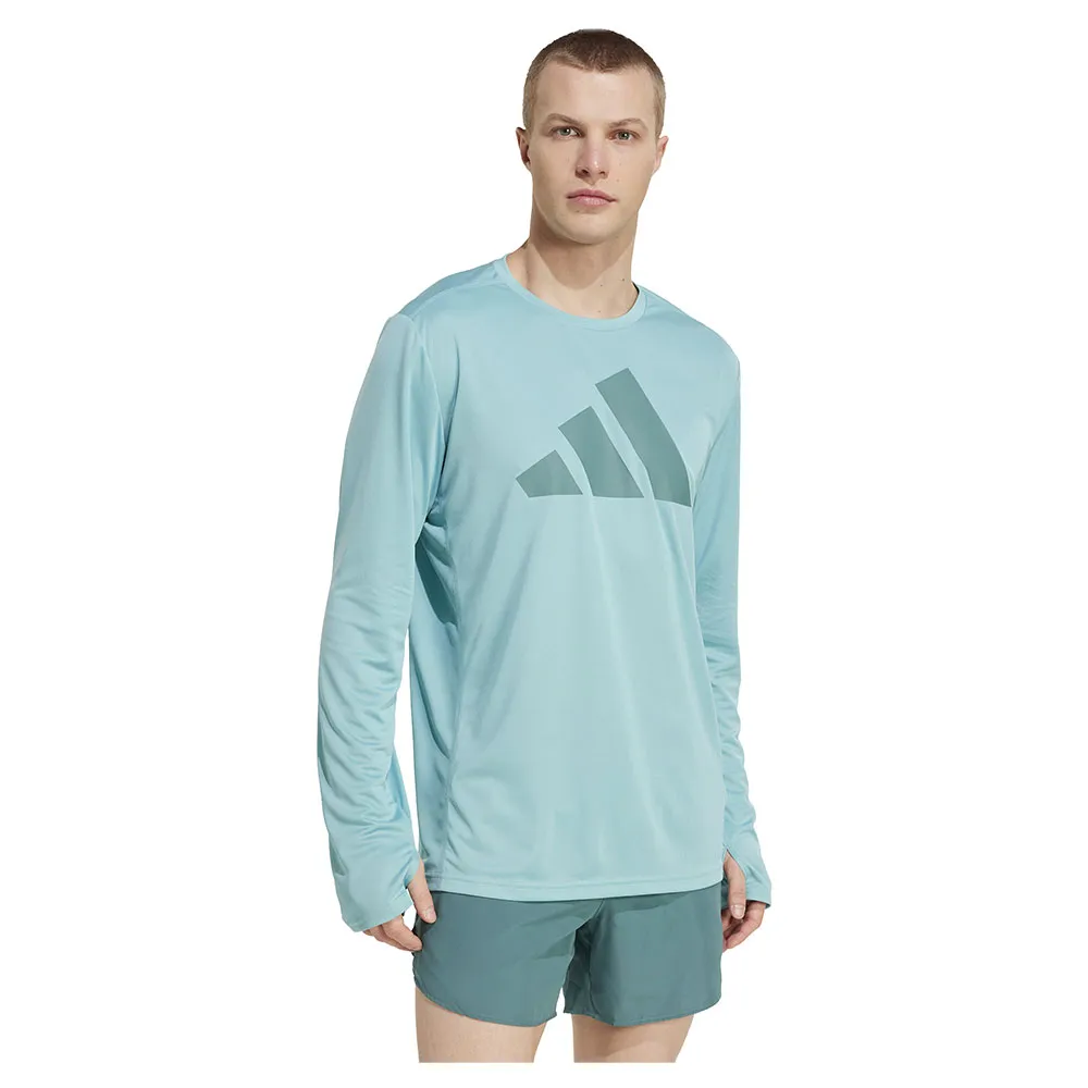 adidas Run It Langarm-t-shirt male, Mint ton adidas Run It Langarm-t-shirt male, Mint ton