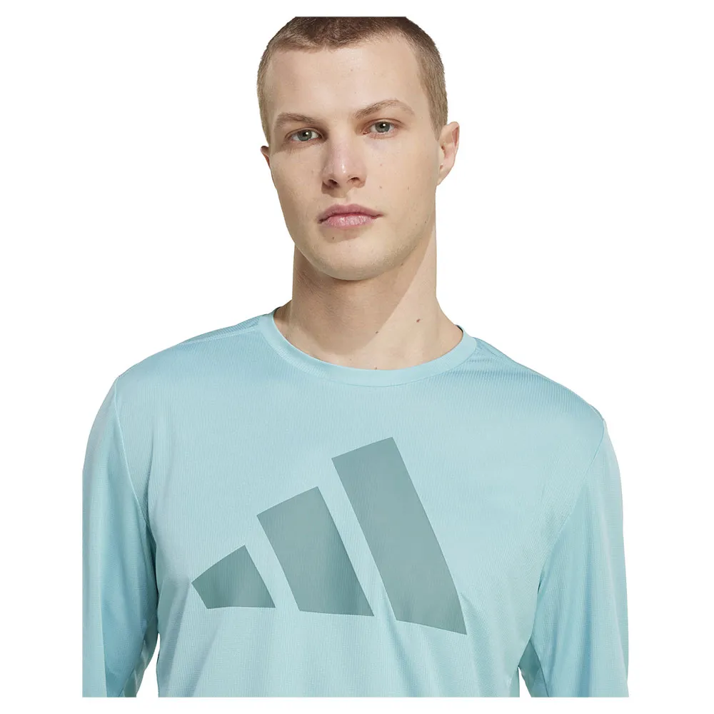 adidas Run It Langarm-t-shirt male, Mint ton adidas Run It Langarm-t-shirt male, Mint ton