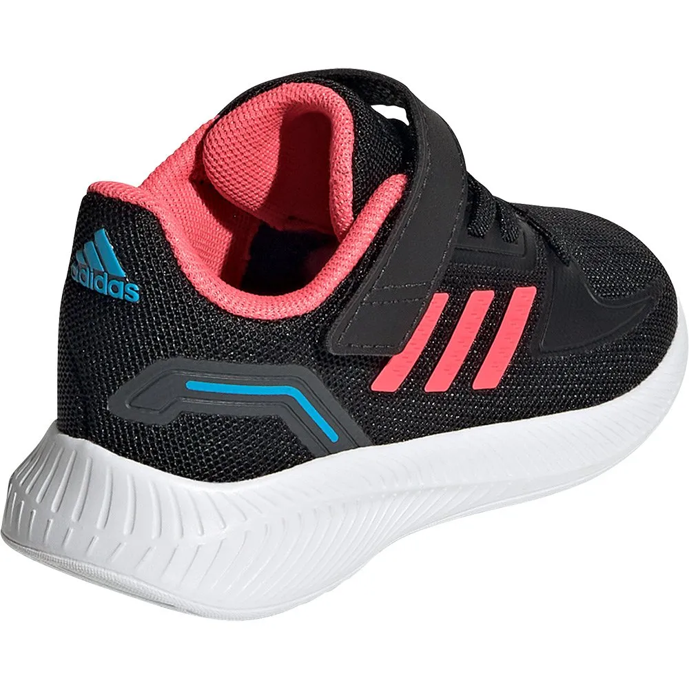 adidas Runfalcon 2.0 Laufschuhe Für Kleinkinder male, Core black / acid red / sky rush