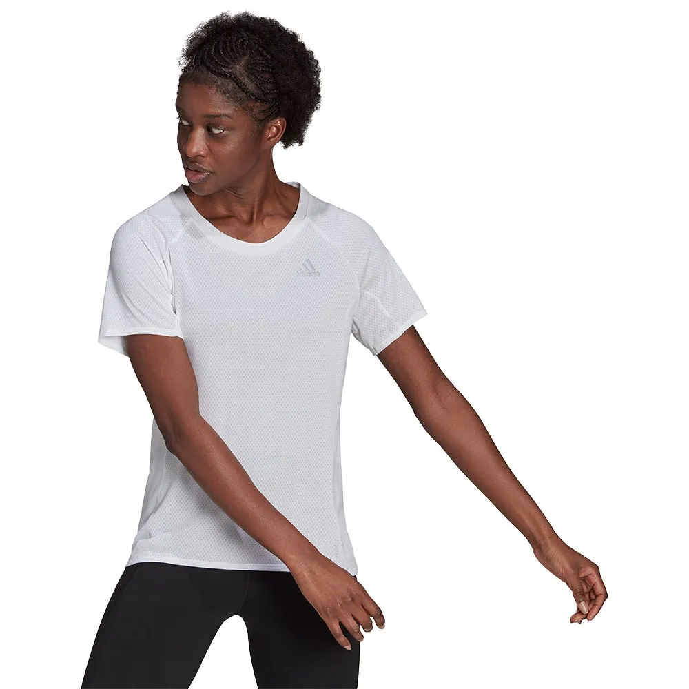 adidas Runner Kurzarm-t-shirt female, White adidas Runner Kurzarm-t-shirt female, White