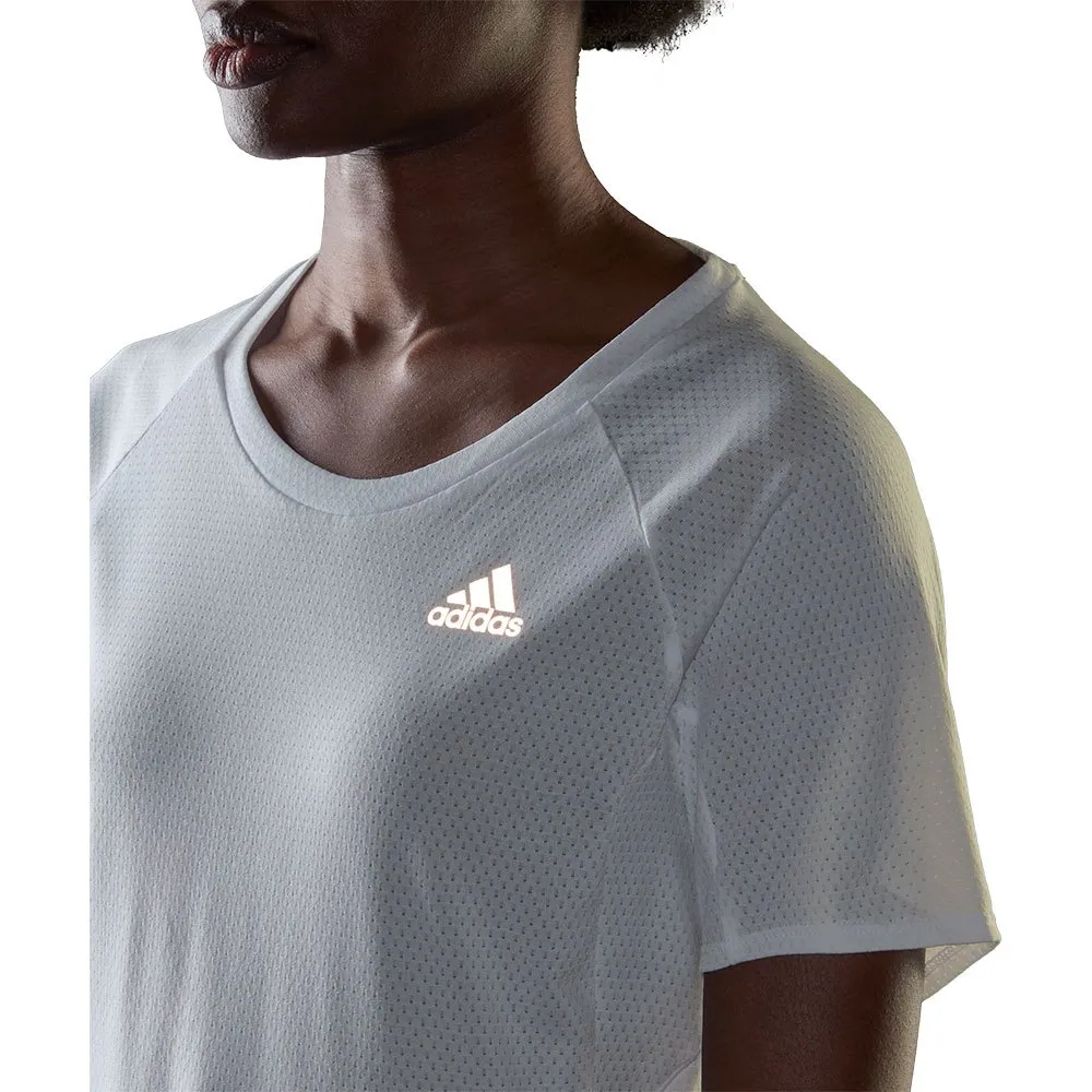 adidas Runner Kurzarm-t-shirt female, White adidas Runner Kurzarm-t-shirt female, White